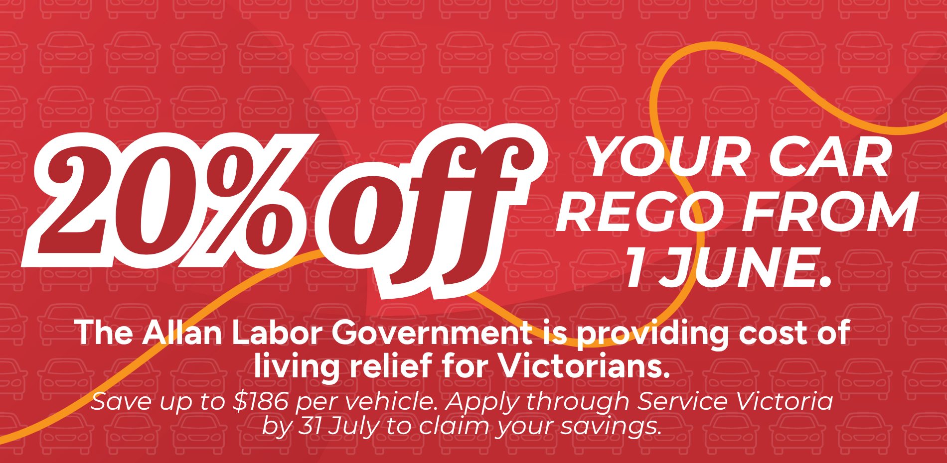 20% Off Your Rego Main Image